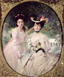 Madame Collas et sa fille, Giselle, 1903
